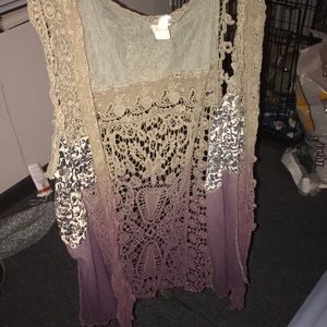 Lace over piece Gimmicks by Buckle